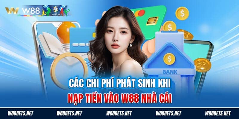 Các chi phí phát sinh khi nạp tiền vào W88 nhà cái 