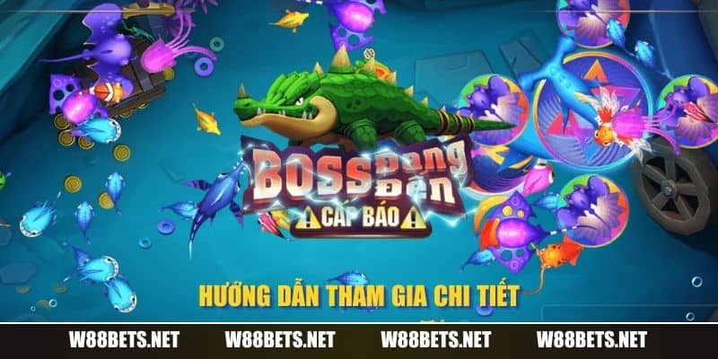 Hướng dẫn tham gia chi tiết game săn cá ăn xu tại W88