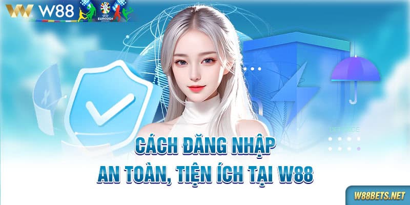 Cách đăng nhập an toàn, tiện ích tại W88