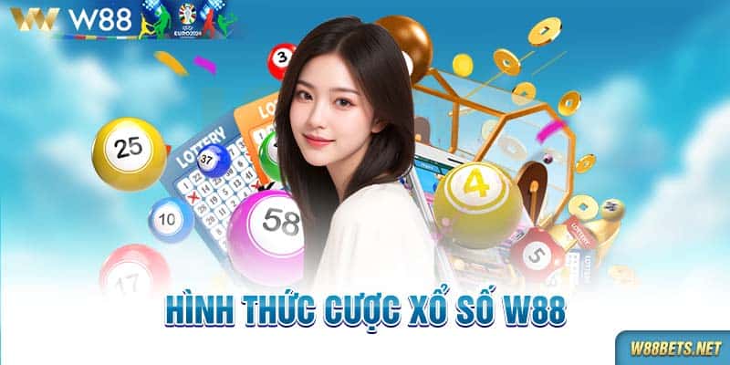 Hình thức cược xổ số W88 